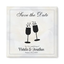 Customizable Save The Date Magnet
