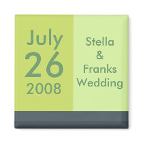 Customizable Save the Date Magnet by patricklori Customizable Save the Date Magnet