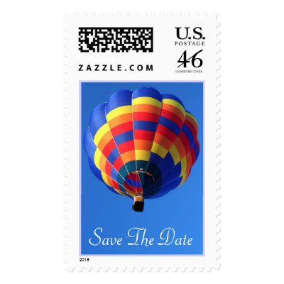 Customizable Save The Date Postage Stamp