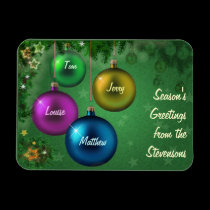 Customizable Season's Greetings magnets