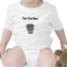 Customizable Silver Shot Glass Baby's Tshirt
