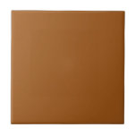 Customizable Simple Tan Brown Ceramic Tile