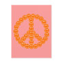 Customizable Smiley Peace Postcard