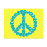 Customizable Smiley Peace Post Card