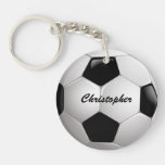Customizable Soccer Ball Acrylic Keychains
