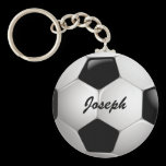 Customizable Soccer Ball Keychain