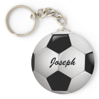 Customizable Soccer Ball Keychain