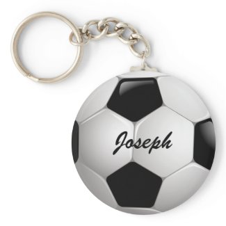 Customisable Soccer Ball keychain