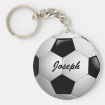 Customizable Soccer Ball Keychain