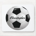 Customizable Soccer Ball Mouse Pads
