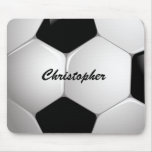 Customizable Soccer Ball Mouse Pads