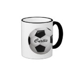 Customizable Soccer Ball Mugs