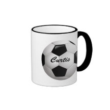 Customizable Soccer Ball Mugs