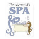 Customizable Spa Mermaid Print by Victoreeah Customizable Spa Mermaid Print