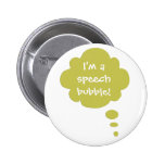 Customizable Speak Speech Bubble Balloon Button