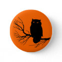 Customizable Spooky Owl button