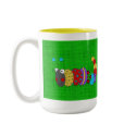Customizable Springy Bugs Cards and Gifts mugs