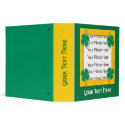 Customizable St. Patricks Day Album binder