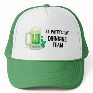 saint pattys day drinking team hat