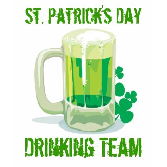 St. Patricks Drinking Team shirt