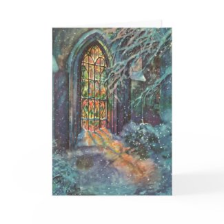 Customizable Stained Glass card