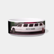 (Customizable) Stretch Limo pet bowls
