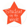 Customizable Student Of The Week Stickers