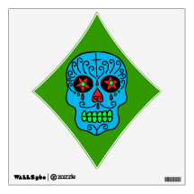 Customizable Sugar Skull Room Graphic
