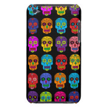 Customizable Sugar Skulls iPod Case-Mate Cases