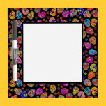 Customizable Sugar Skulls dry erase boards