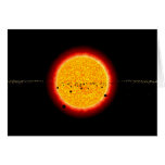 Customizable Sun with planets Cards