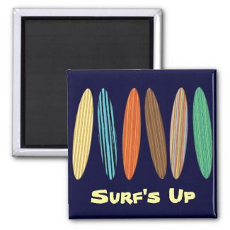 Customizable Surfboards magnet