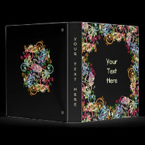 Customizable Swirls binders
