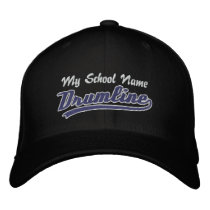 Customizable Swoosh Drumline embroidered hats
