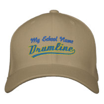Customizable Swoosh Drumline embroidered hats by KamikazePercussion Customizable Swoosh Drumline embroidered hats