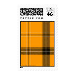 Customizable Tartan postage stamps stamps