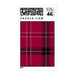 Customizable Tartan postage stamps stamps