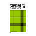 Customizable Tartan postage stamps stamps