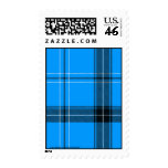 Customizable Tartan postage stamps stamps