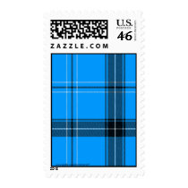 Customizable Tartan postage stamps
