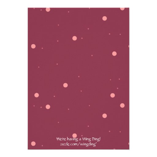 Customizable Teddy Bear Pink Fairy Princess Invitation