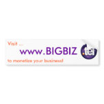 Customizable .tel bumper sticker