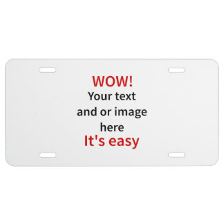 design your own license plates zazzle design your own license plates zazzle