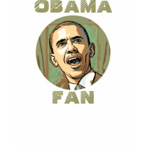 Customizable Template - Obama Fan t-shirts by buttonZup Customizable Template - Obama Fan t-shirts