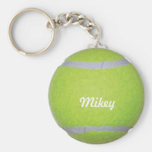 Customizable Tennis Ball Key Chains