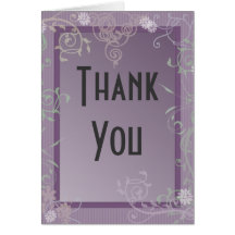 Customizable "Thank You" Card