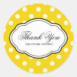 Customizable Thank You Sticker Label