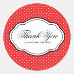 Customizable Thank You Sticker Label