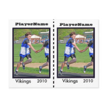 Customizable Track And Field Trading Cards postcards