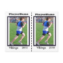 Customizable Track And Field Trading Cards postcards